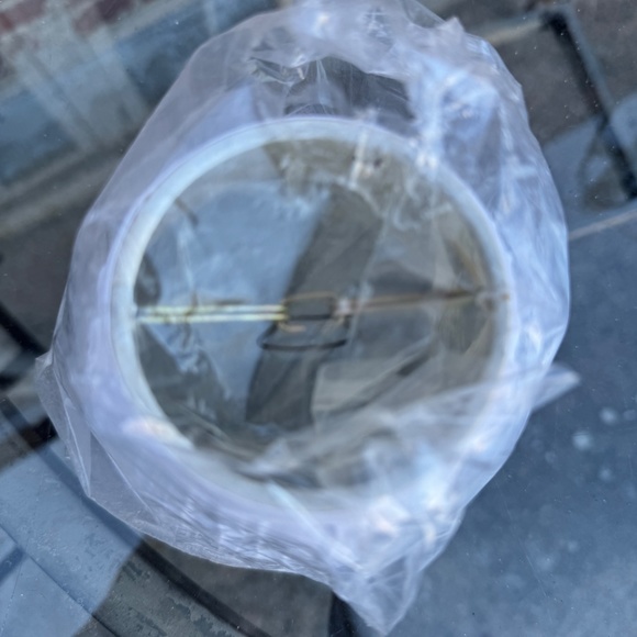 White pleated mini lampshade - Picture 2 of 3